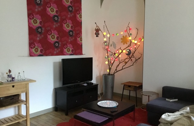Town center apartment with parking