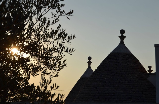 trulli in the countryside near Alberobello