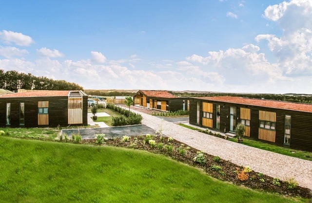 Two bed lodge with one king-size bed and one twin (King by arrangement).
