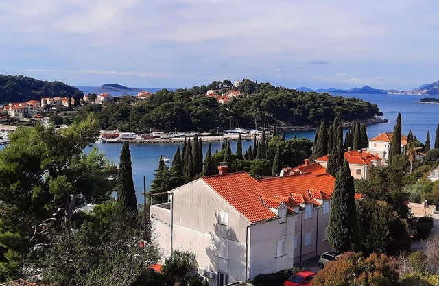 Two bedroom apartment with balcony and sea view Cavtat, Dubrovnik (A-18857-b)