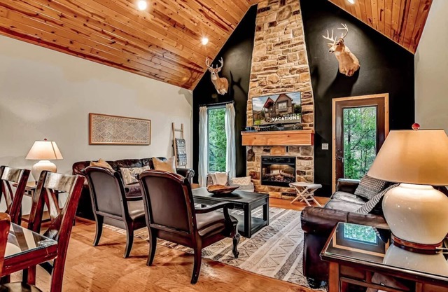 Two living rooms! Air Hockey! Pool! Fireplace!