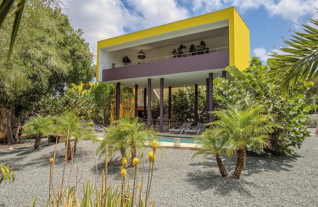 Unique architectural villa with private pool on nature resort Bohemi
