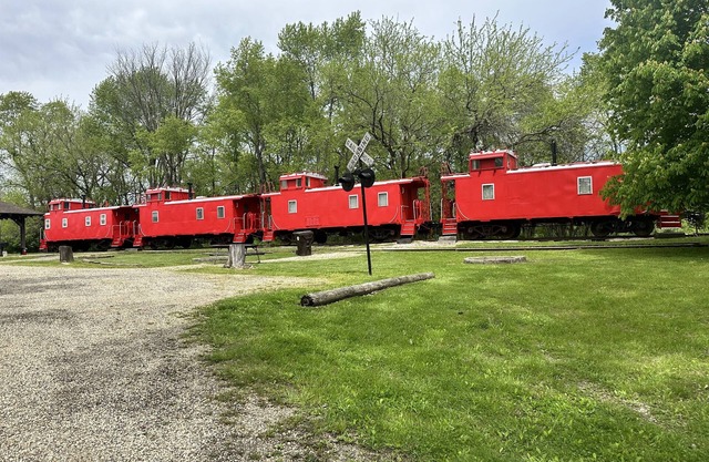 Uniquely Quaint Santa Fe Train Caboose 2
