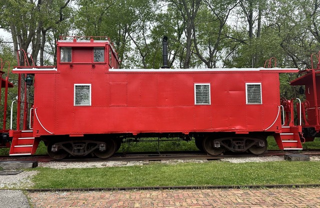 Uniquely Quaint Santa Fe Train Caboose 3