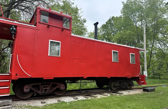 Uniquely Quaint Santa Fe Train Caboose 4