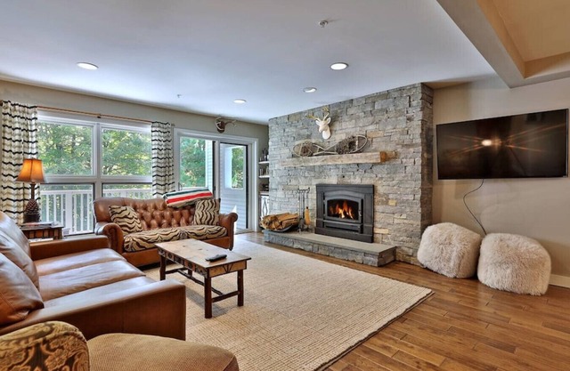 Upscale condo with modern touches, ski home for lunch