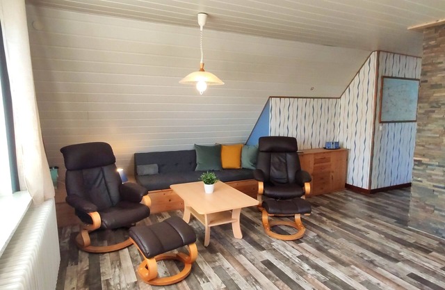 Vacation apartment right on the North Sea with terrace and garden for sunbathing