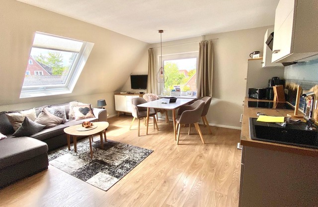 Vacation apartment "Marlon" in the vacation home Wilken's Hus for 2-4 persons on the outskirts of the village.