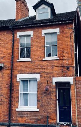 Victorian red-brick home in picturesque market town