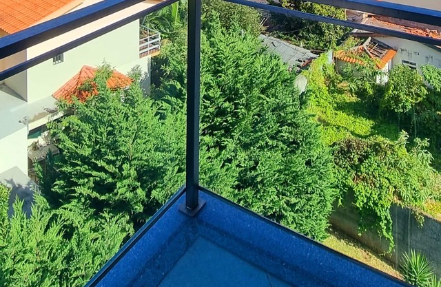 View of the sea and the city enjoying the sunrise and sunset in one place.