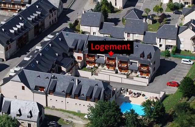 Vignec - Saint Lary: 3-room apartment 50m² cabin, balcony, mountain view, parking, WIFI