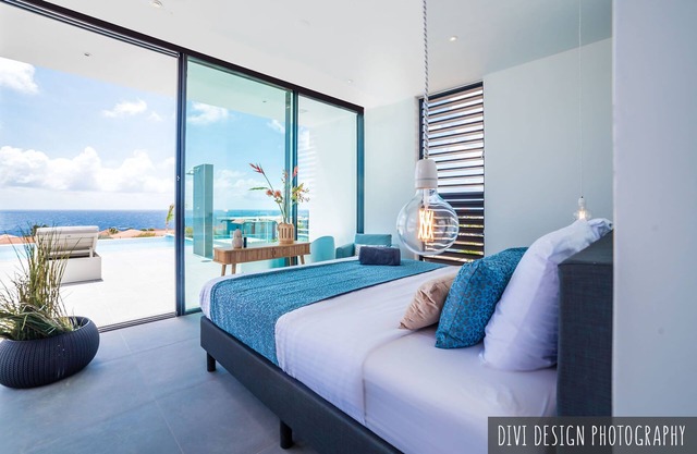 Villa (12 person) with infinity pool, play beach and sea view at Jan Thiel Beach