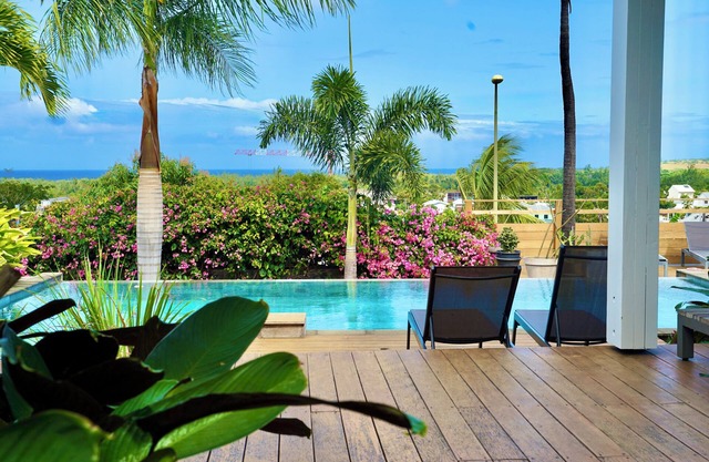 Villa Acacias, Villa Acacias, piscine et vue panoramique