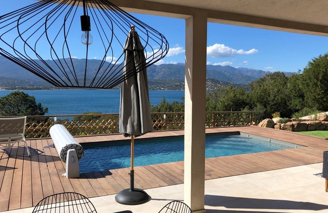 VILLA ALTA-ROCCA - 3CH - CLIM - SEA VIEW - PRIVATE POOL HEATED - NEAR BEACH