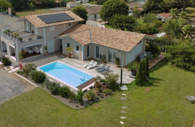 Villa Architecteure Bois à 1500 Océan, au Calme , Entre Biarritz et Hossegor