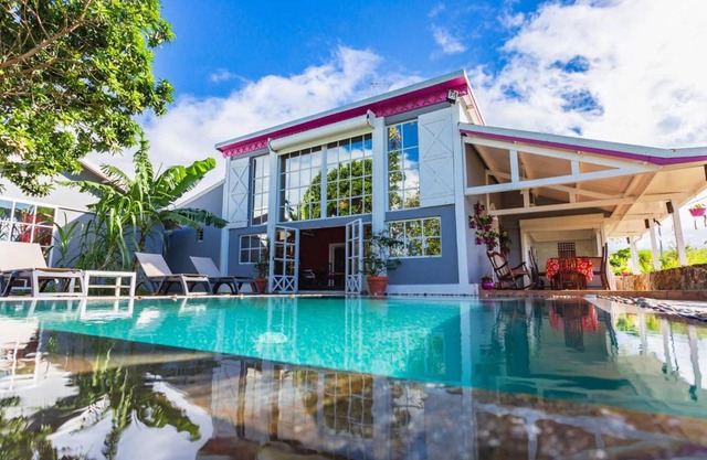 Villa avec piscine et vue sur la mer - Sainte Rose