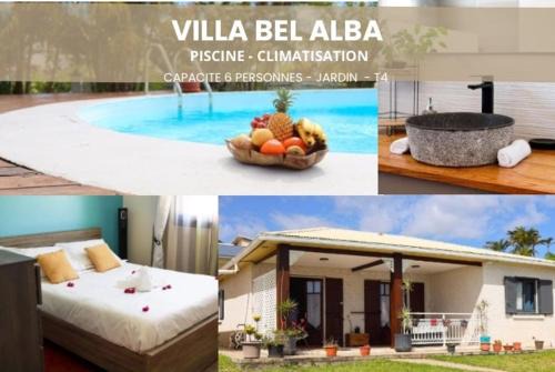 VILLA BEL ALBA Piscine et vue partiel mer