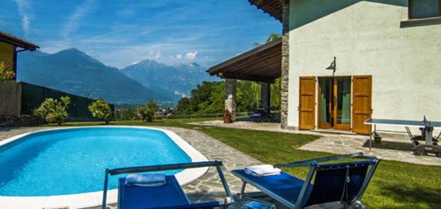 Villa Betulla con piscina privata sul lago di Como