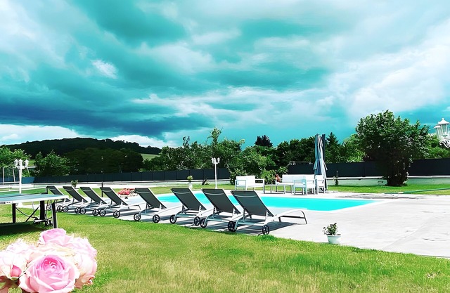 Villa 'Bienvenue A La Saone' with Private Pool, Shared Terrace and Wi-Fi
