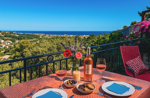 Villa Bleu Azur – Private Elegance with Sea & Mountain Views