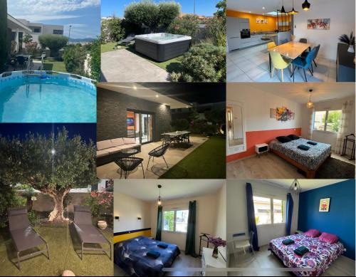 Villa Dolce Vida proche golf, lac, plage et Collioure