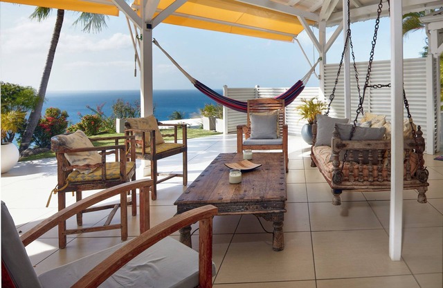 Villa l'Amazonia 5 *, luxury villa rental in Deshaies in Guadeloupe: