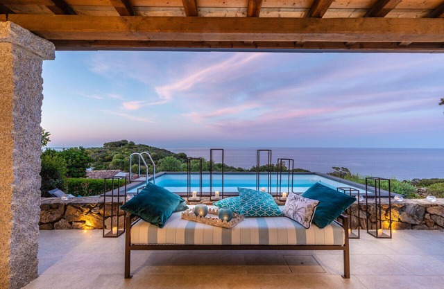VILLA LA BELLA, Luxury Seafront Villa with Panoramic Terrace in Porto Ottiolu, Sardinia