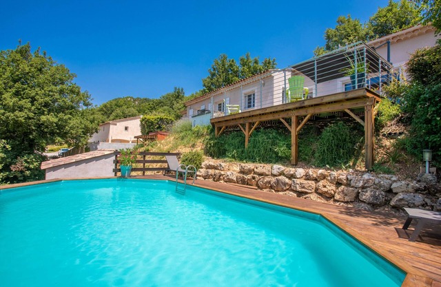 Villa 'Les Brés' with Lake View, Private Pool and Wi-Fi