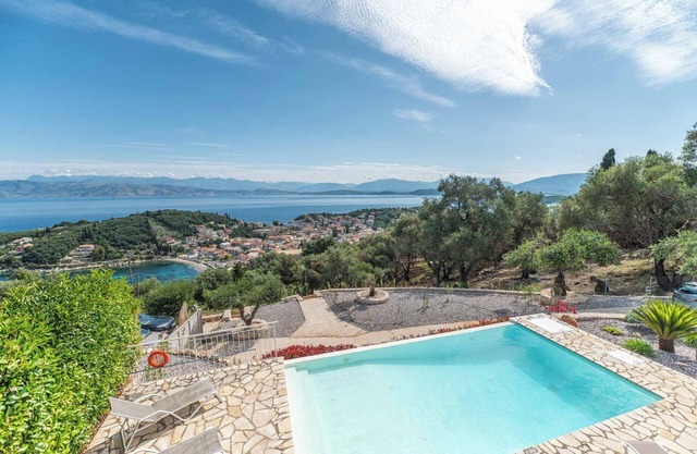 Villa Malva, Stunning views, Magnificent Kassiopi 4 Bedroom Villa