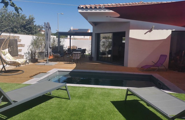 villa neuve contemporaine de plain pied, équipée bébé