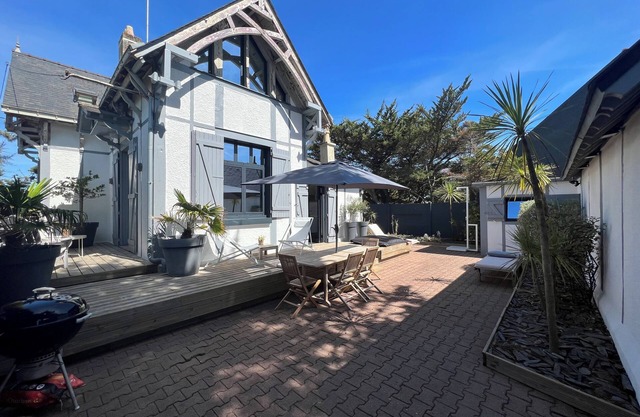 Villa sea view 50m plage Valentin-Côte sauvage-Proche La Baule-Guérande-LeCroisic