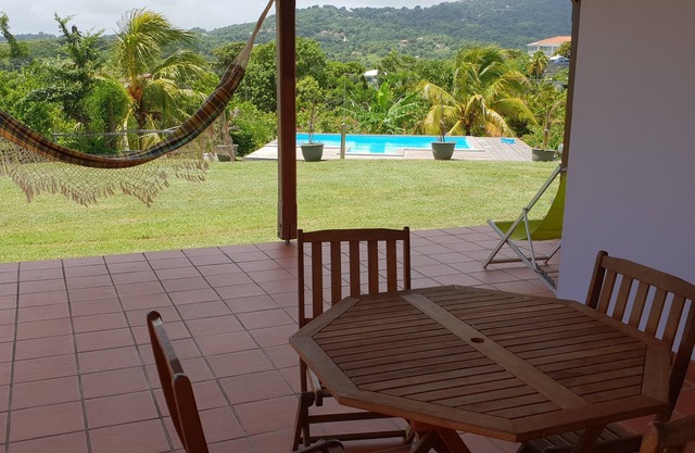 Villa with Pool F3 south Martinique between mountain and sea