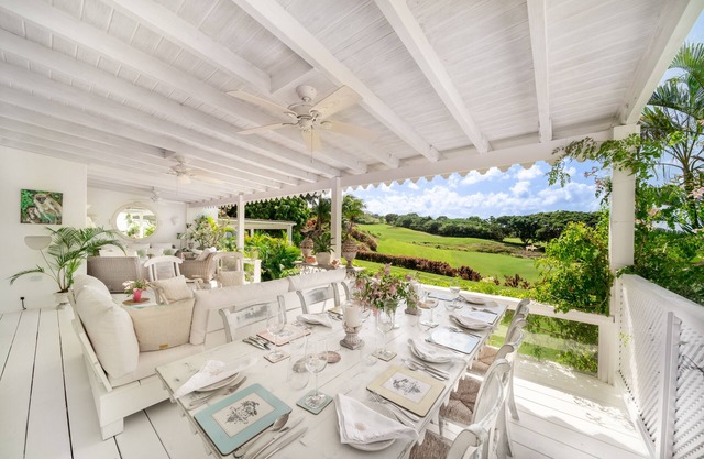 Villa With Spectacular Views Across The Golf Course And The Caribbean Sea