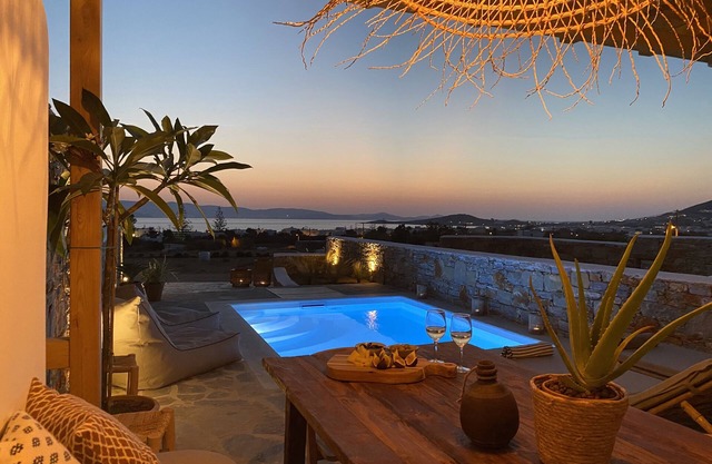 Villa Ypsilon Naxos - luxury holiday house with private pool & stunning sea view