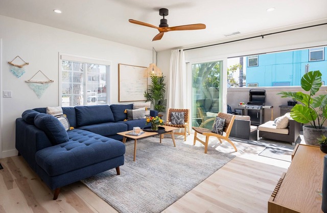 Walk to Beach! Family Home w/Courtyard & Fire