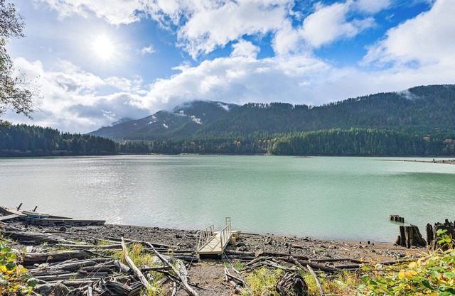 Waterfront Alder Lake Retreat: Private Deck!