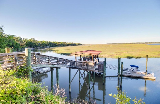 Waterfront Baisdens Bluff Home with Dock and Views!