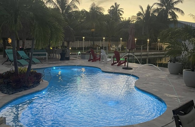 Waterfront beautifully renovated 6 Bedrooms 4 Bath , Gated Private Home