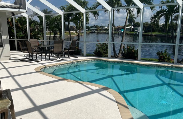 Waterfront Escape w/Heated Pool, Dock & Sunset Views