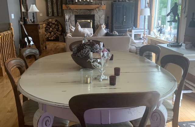 Waterfront Family Retreat w/Sauna, Hot tub, Fire Pit, Sandy Beach, Deep off Dock