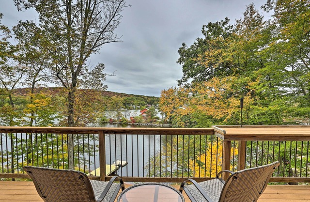 Waterfront Highland Lake Home w/Deck + Dock