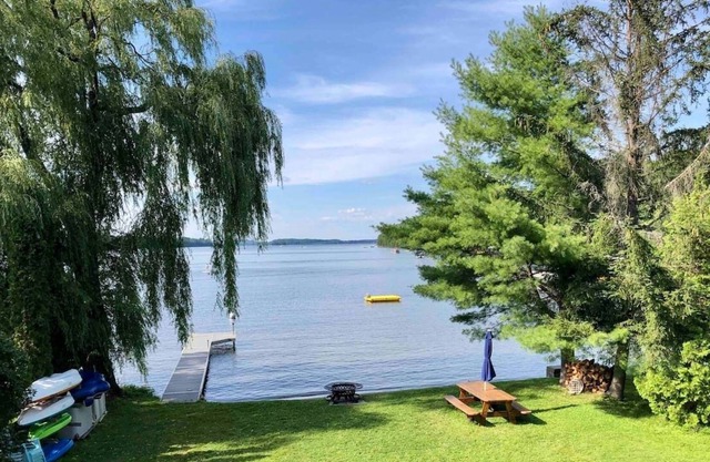 Waterfront Home, Sandy Beach, Belgrade Lakes Maine