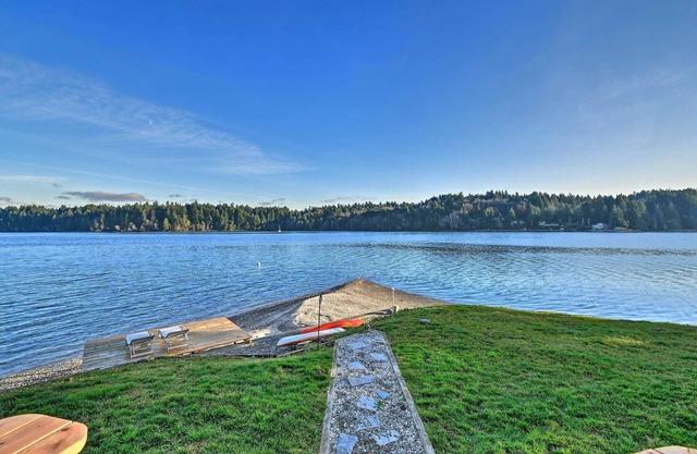 Waterfront Olympia Home w/Private Beach & Kayaks!