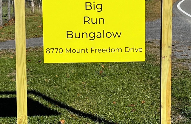 Welcome to the Big Run Bungalow. A spacious camp with endless possibilities.