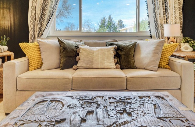 Whimsical Wanderlust Hideaway - Cozy 2-BR w/Views, King Bed & Pet-Friendly Yard