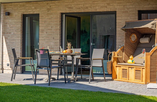 Wiking-koje 2 - Terrasse, 3 Schlafzimmer, Strandkorb, Grill