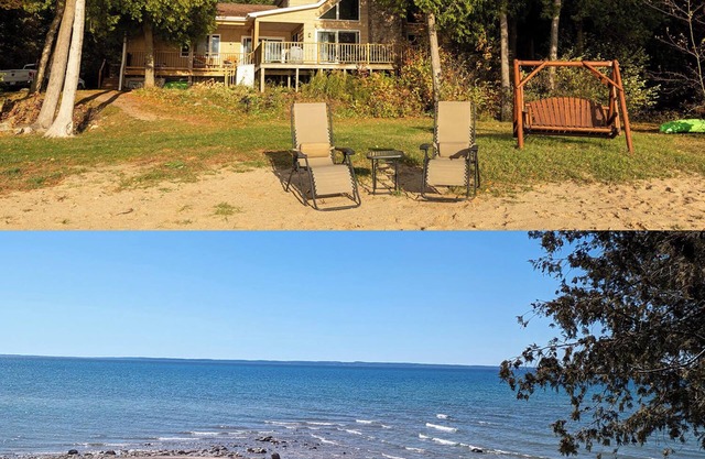WINTER OPEN! 200' SUNSET BEACH MODERN HOUSE WIFI FIREPLACE PET FRIENDLY