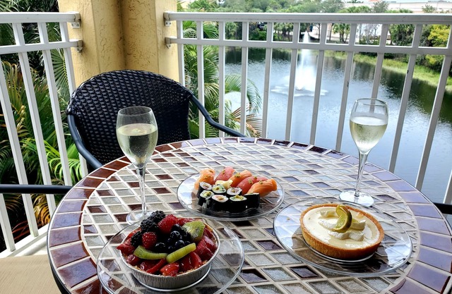 Your Palm Beach Luxury Oasis! 2 primary suites. Sleeps six! Stunning sunsets!