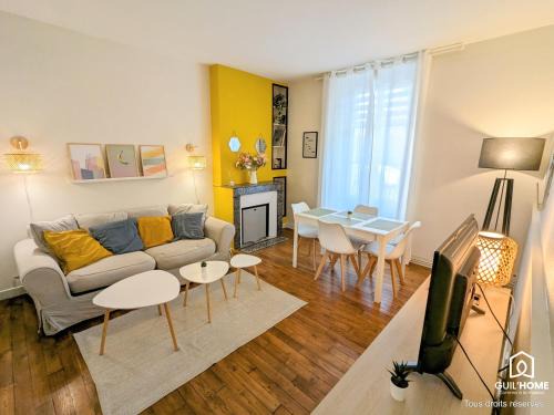 Chateaudun-Bannier Apartment | Ô plaisir des sens * Jardin * Parking * Plain-pied