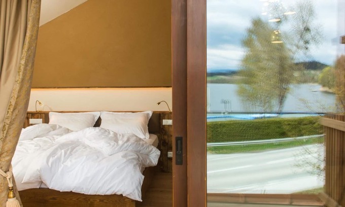 Sankt Georgen am Langsee Bed & Breakfast | Üban See Suite mit Balkon, Seeblick - Winzerzimmer Weingut Georgium